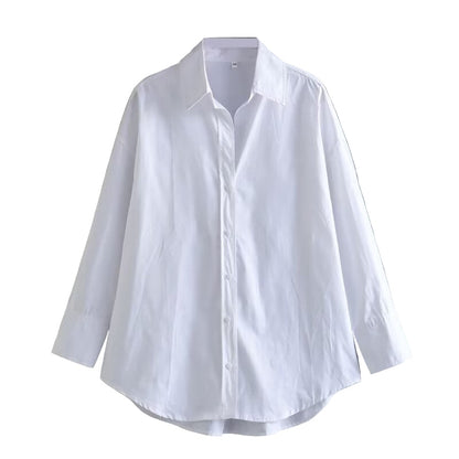 Blouse Femme Satin Élégante à Boutons, Confortable et Classique