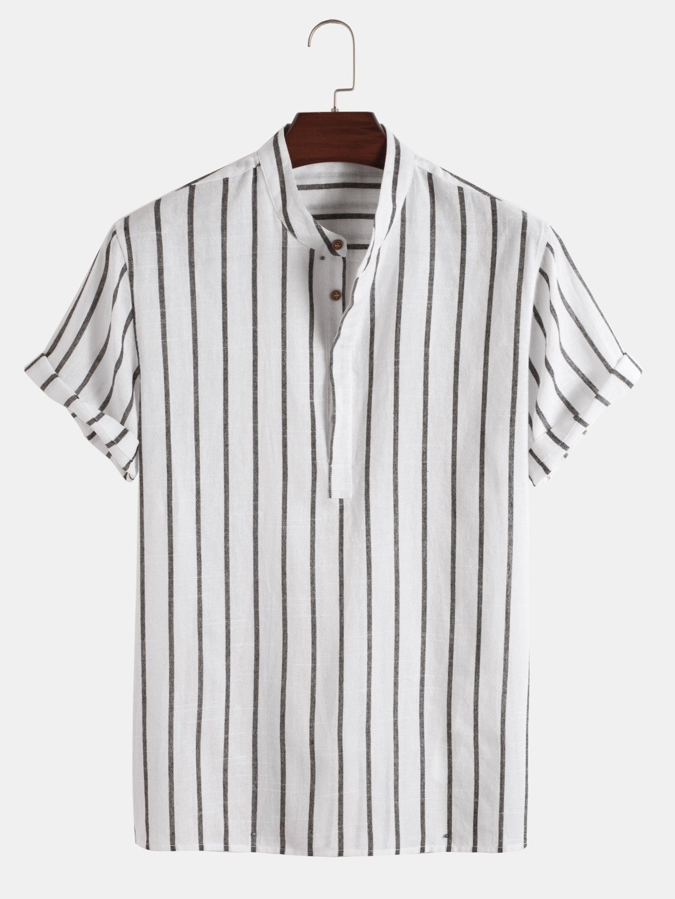 Chemise Homme Manches Courtes à Rayures