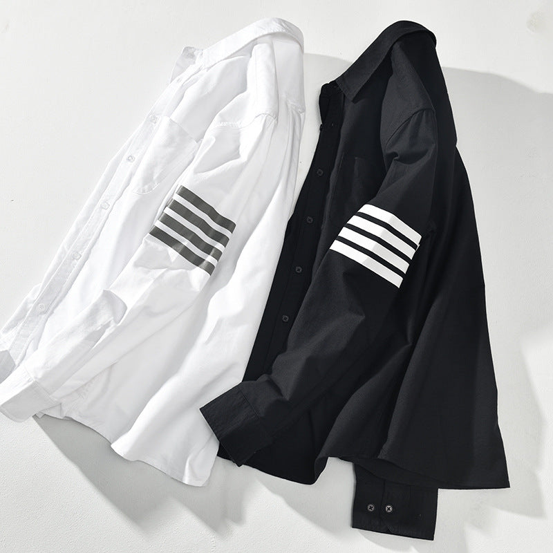 Chemise Homme Décontractée en Coton Blanc