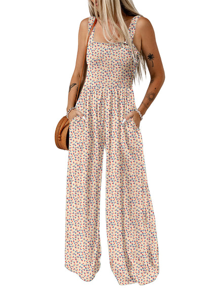 Salopette Femme Printemière Florale Élégante