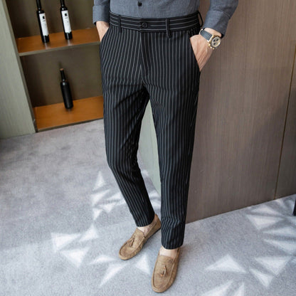 Pantalon Costume Rayure Élégant pour Homme
