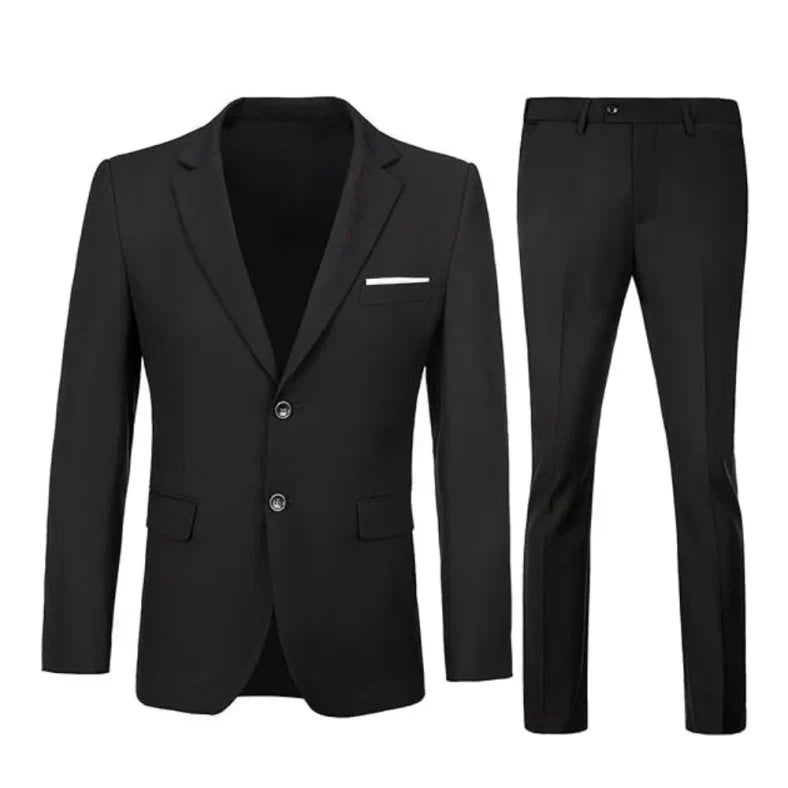 Costume Mariage Homme 2 Pièces Classique - PanierRoyale