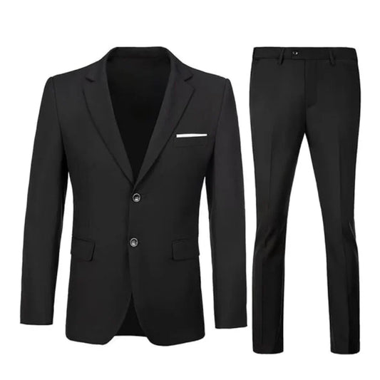 Costume Mariage Homme 2 Pièces Classique - PanierRoyale