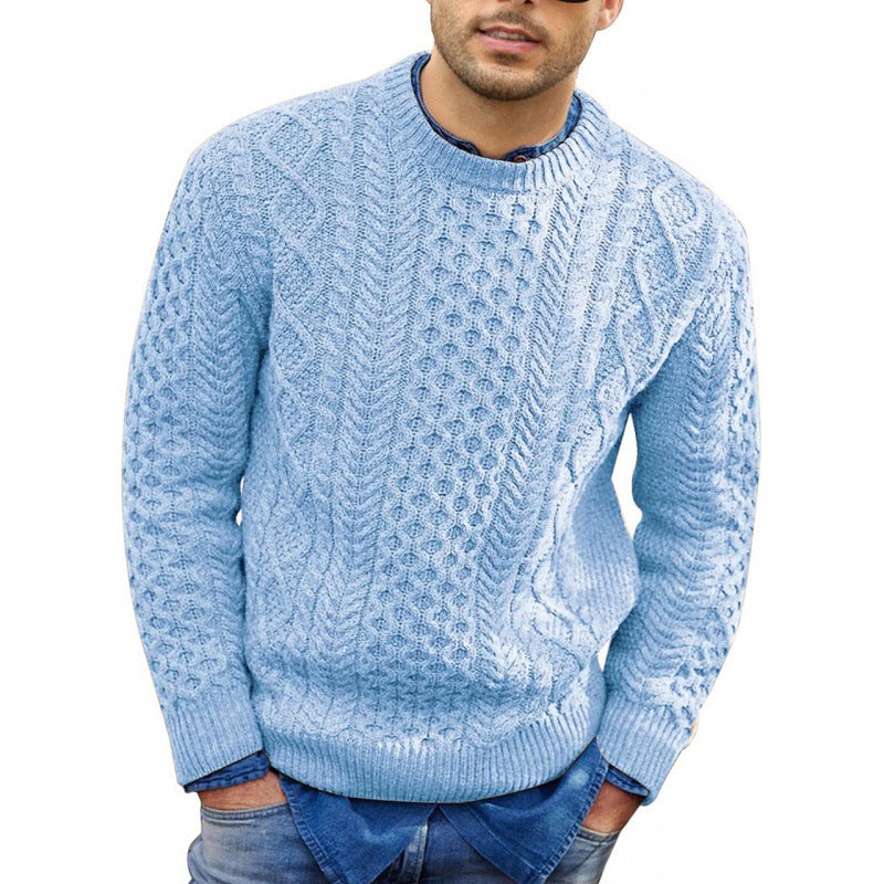 Pull Homme Col Rond Épais pour Printemps - BerlinGlamour