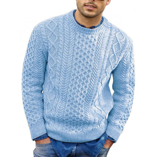 Pull Homme Col Rond Épais pour Printemps - BerlinGlamour