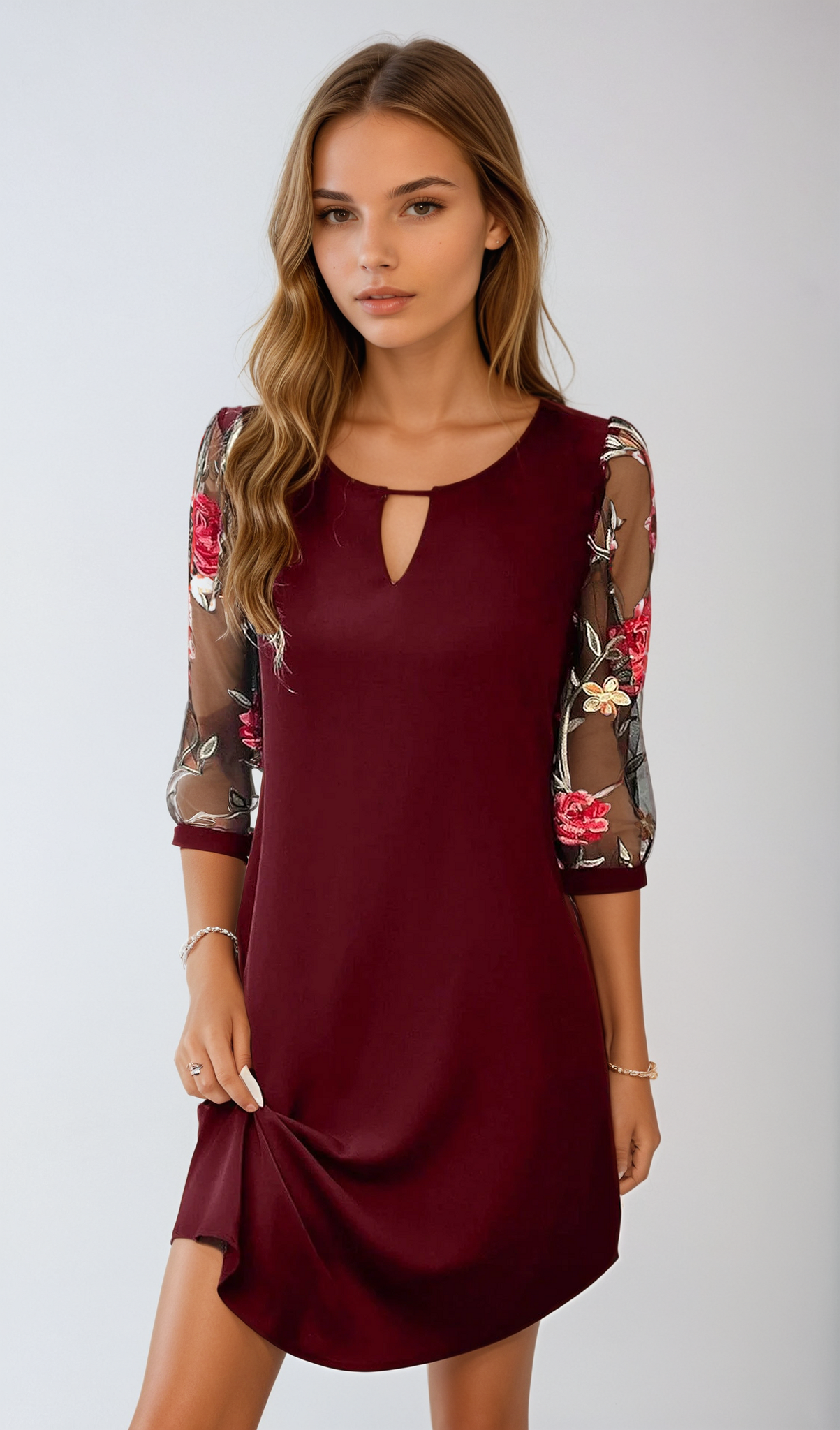 Robe de Soirée Féminine Longue en Soie