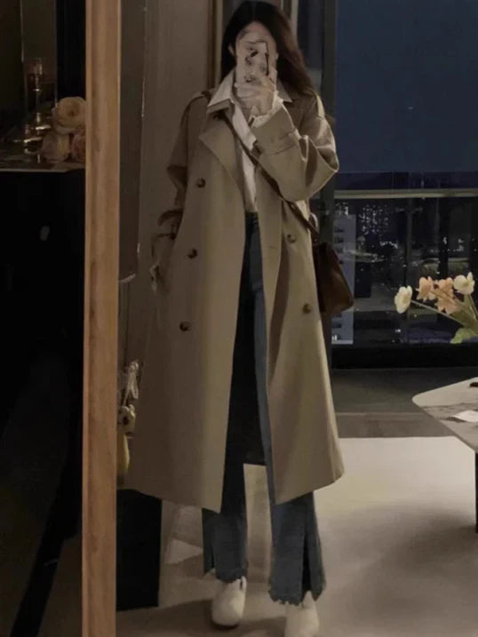Manteau Femme Long Chic et Élégant pour le Bureau - PanierRoyale