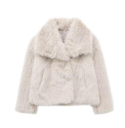 Veste en Fourrure Synthétique Élégante et Chaude