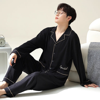 Pyjama Homme Doux Manches Longues pour Chaque Jour