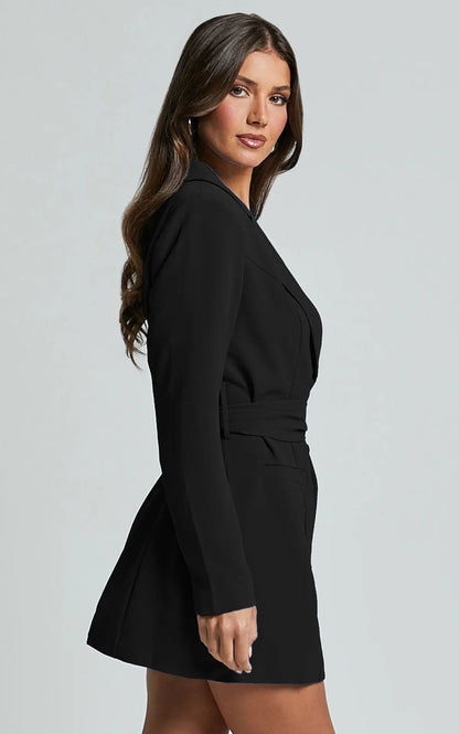 Dunja | Blazer-Kleid mit Gürtel für Damen Zendoo.de
