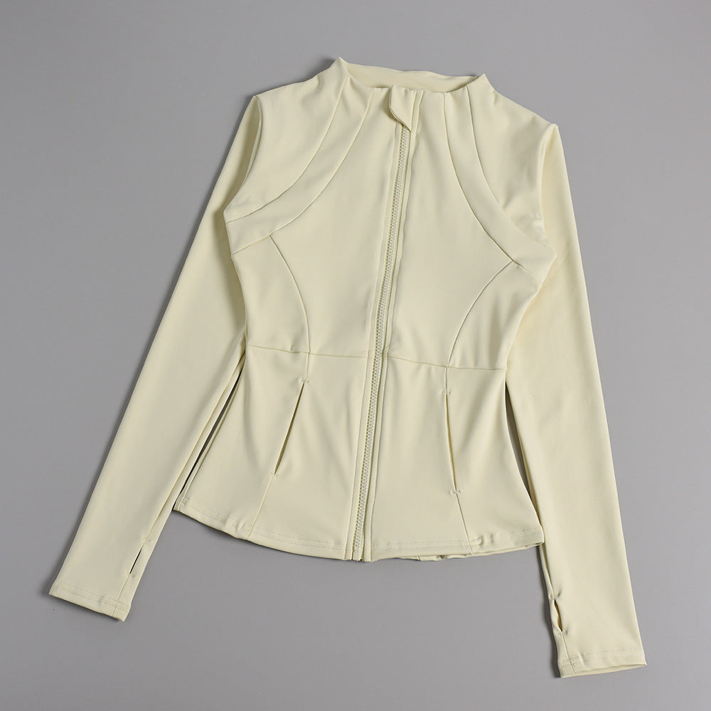 Veste de sport femme légère avec fermeture éclair