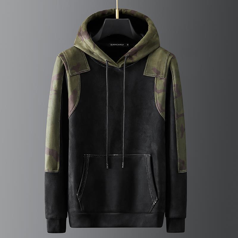 Sweat à capuche homme camouflage sport - PanierRoyale