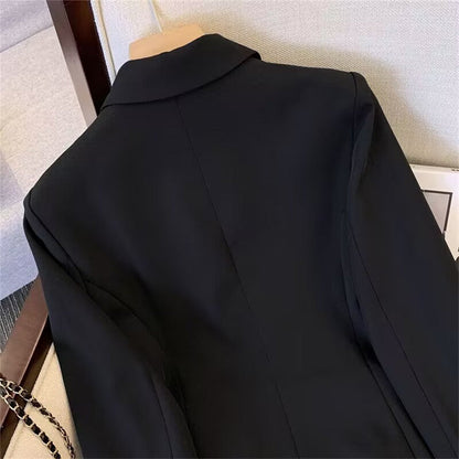 Blazer Homme Doublé à Boutons Dorés
