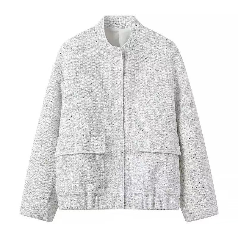 Veste Femme Longue Manches Paillettée Chic Soirée