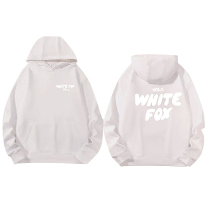 Sweat à Capuche Streetwear Blanc Confortable