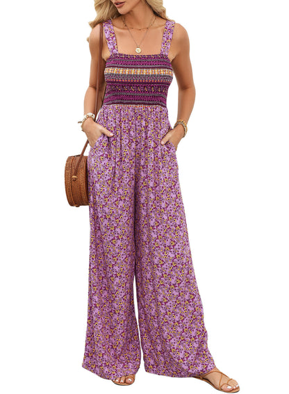 Salopette Femme Printemière Florale Élégante