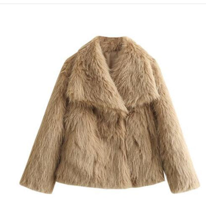 Veste en Fourrure Synthétique Élégante et Chaude