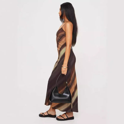 Wolff™ – Robe Longue Femme Élégante Été Confort et Sangles Étroites-3