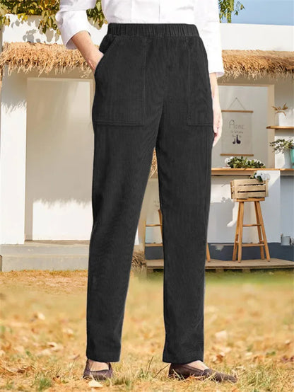 Pantalon Tailleur Élastique pour Femme