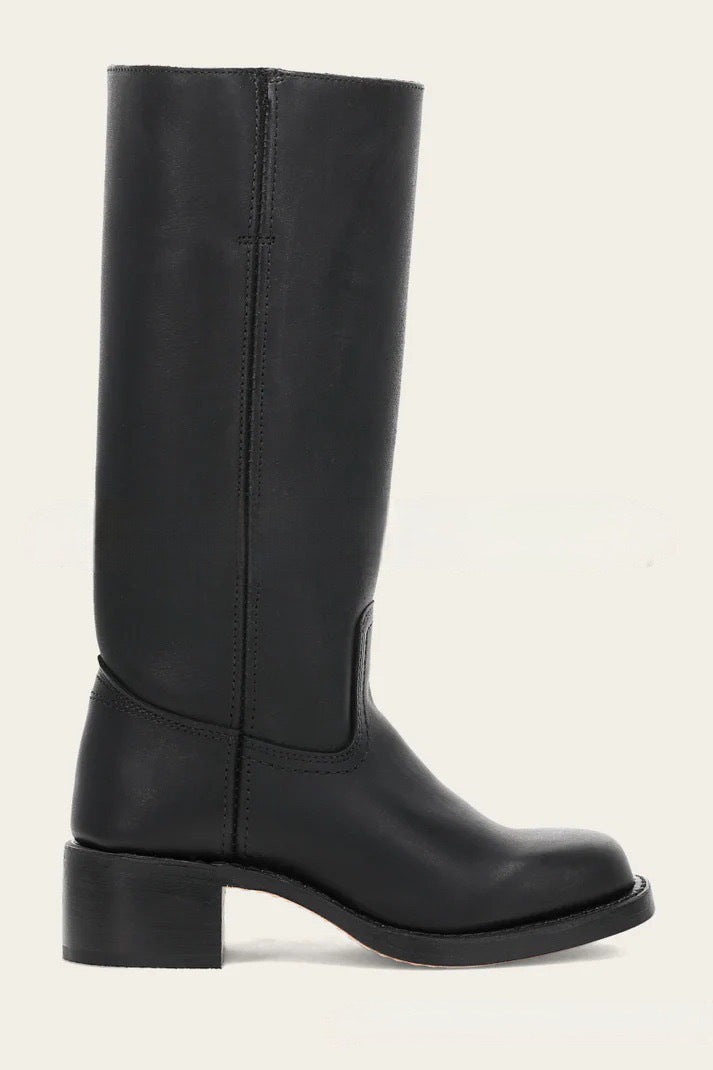 Bottes Femmes Western à Talon Bloc Cuir