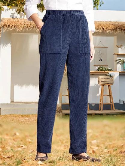 Pantalon Tailleur Élastique pour Femme