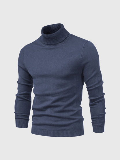 Pull à Col Roulé Homme Lavable