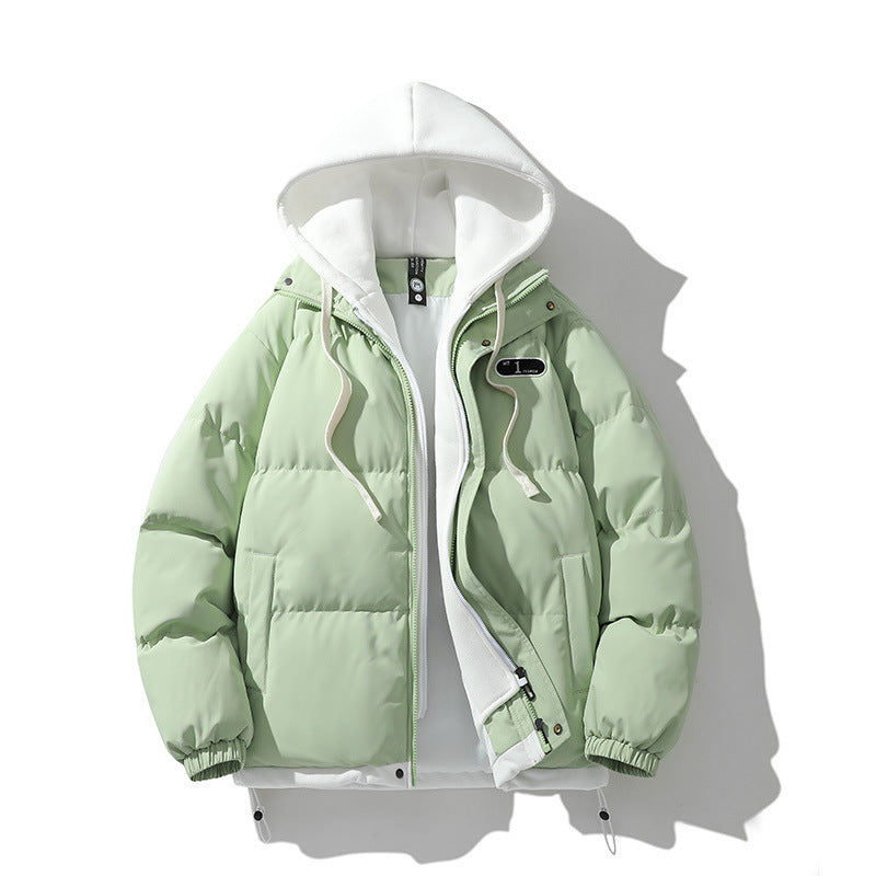 Doudoune Hiver Homme à Capuche Doublée et Chaude