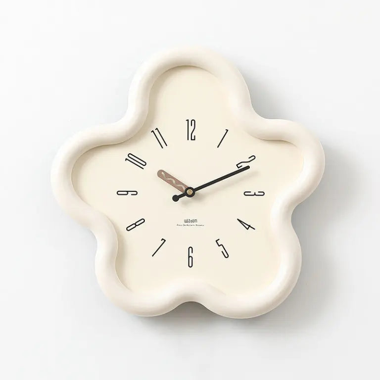 Horloge Murale Déco Chic Fleurs