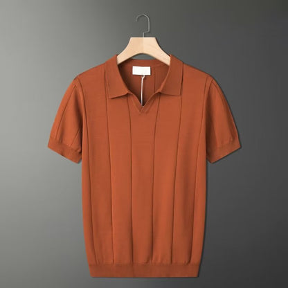 Chemise Polo Retro Vert Menthe