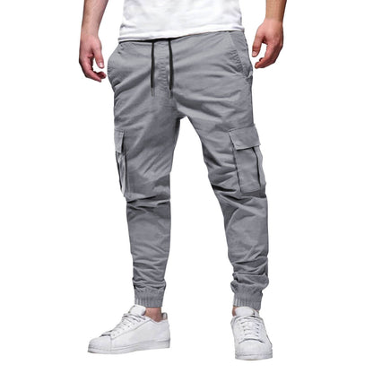 Pantalon Homme Cargo Noir Foncé et Confortable