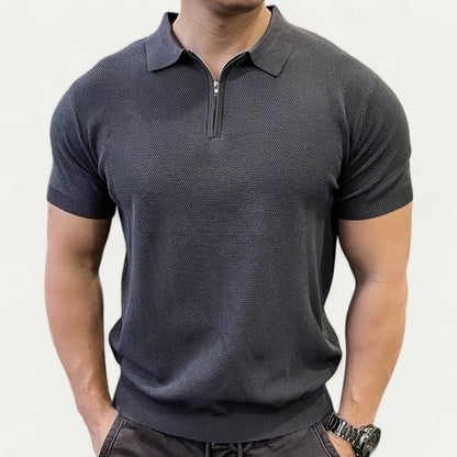 Chemise Homme Slim Fit avec Col Chemisier et Boutons