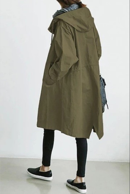 Manteau Femme Long à Boutons Élégant