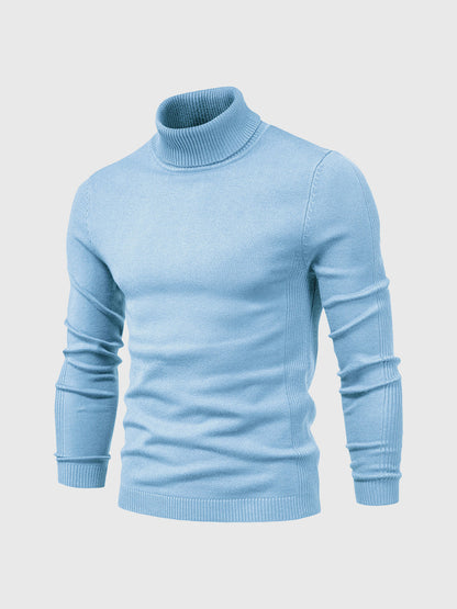 Pull à Col Roulé Homme Lavable