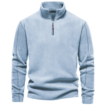 Sweat à capuche classique pour homme avec fermeture éclair