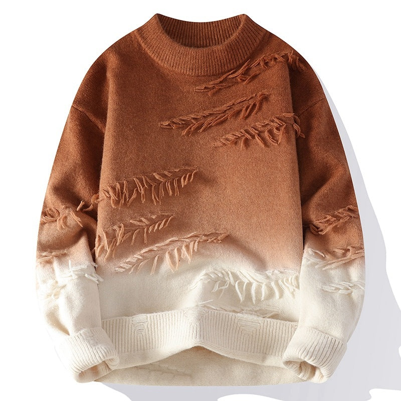 Pull Col Roulé Dégradé Chic Quotidien - PanierRoyale
