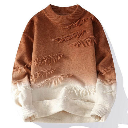 Pull Col Roulé Dégradé Chic Quotidien - PanierRoyale