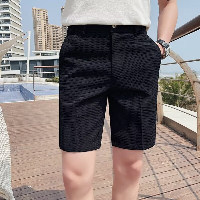 Short de détente Homme Blanc en Coton Doux