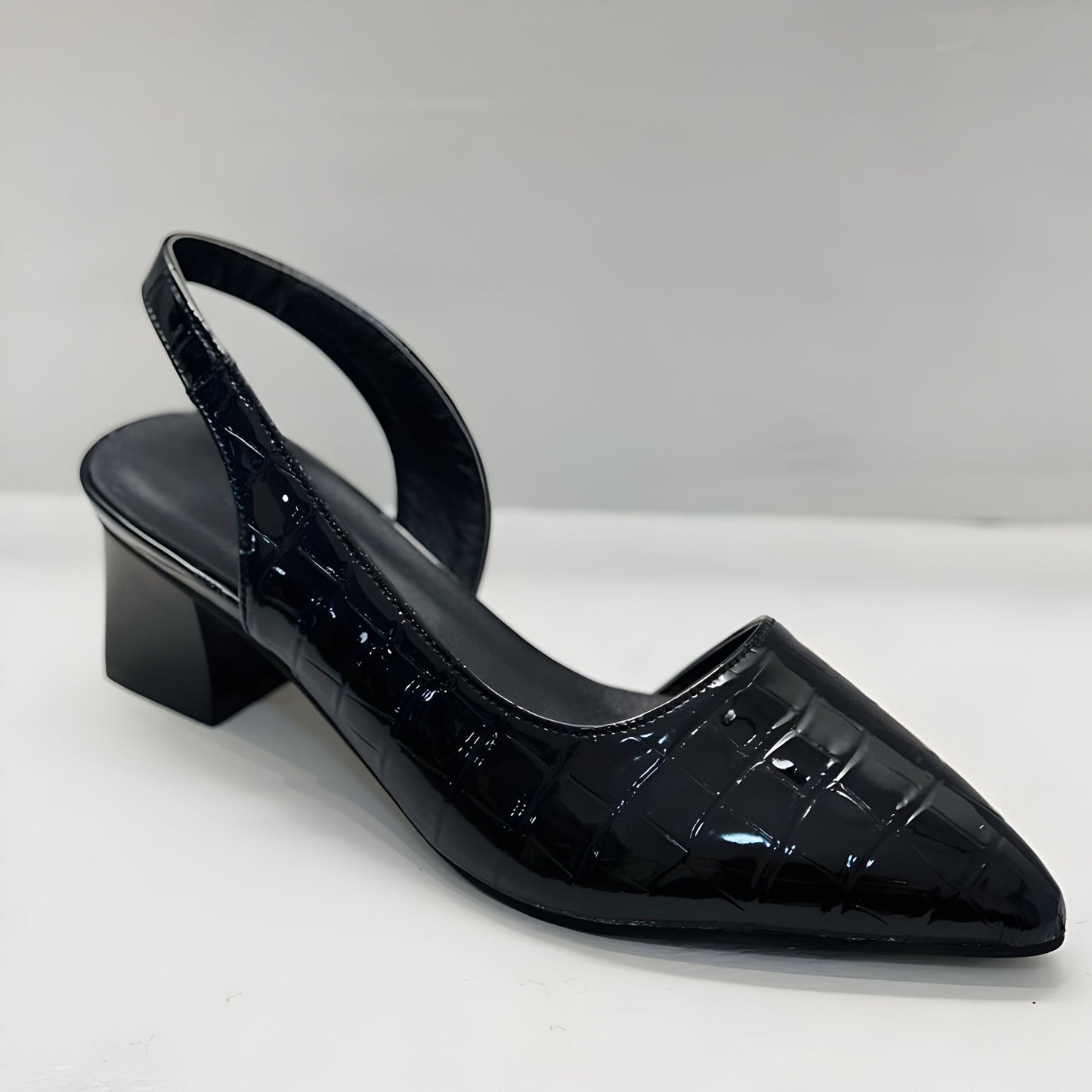 Chaussures Femme Talon Bas Bout Pointu Coupe Fermée Quotidien