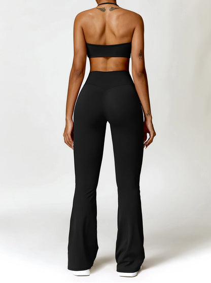 Leggings Haut de Gamme Bootcut avec Poches