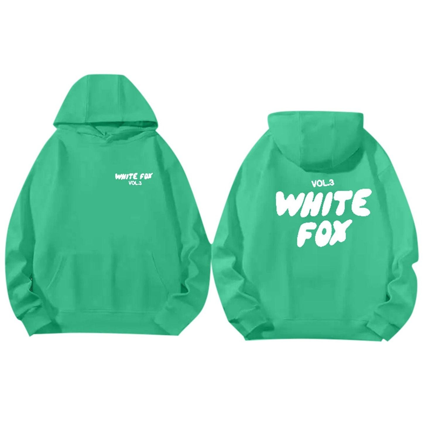 Sweat à Capuche Streetwear Blanc Confortable