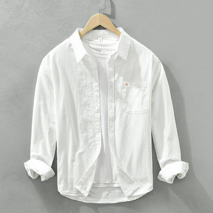 Chemise Homme Coton Décontractée et Polyvalente