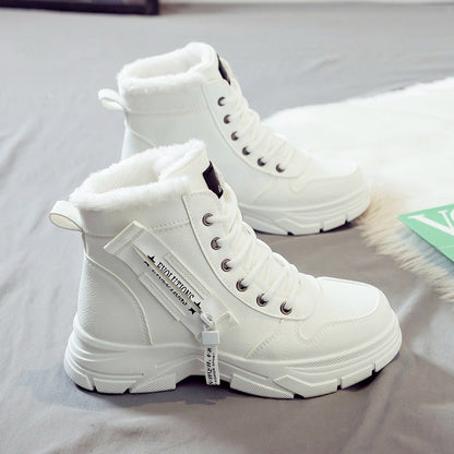 Bottes Femme Hiver Chauffantes à Semelle Antidérapante