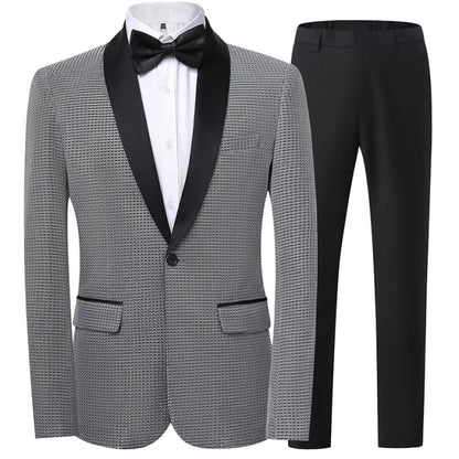 Costume Homme 2 Pièces Classique pour Mariage - PanierRoyale