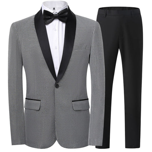 Costume Homme 2 Pièces Classique pour Mariage - PanierRoyale