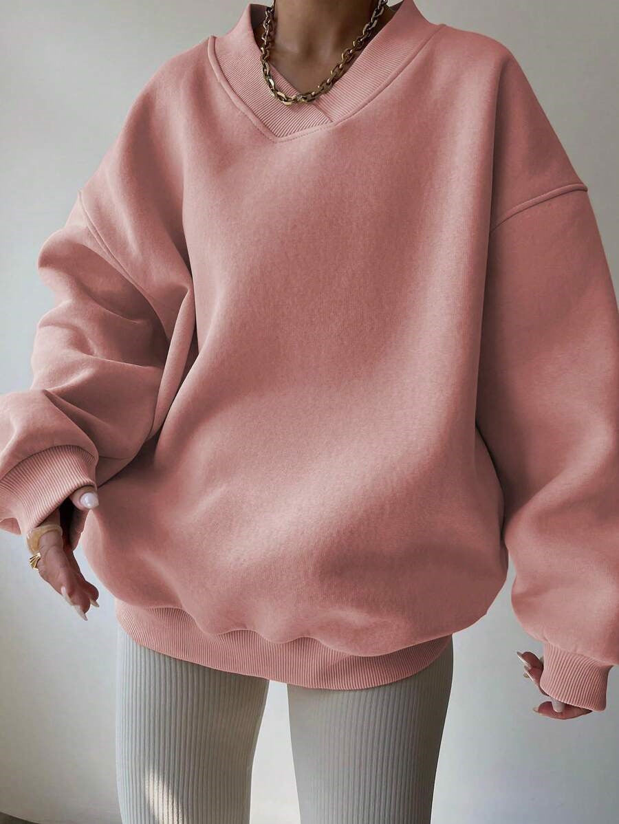 Sweat-shirt Femme Grande Taille à Manches Longues Décontracté
