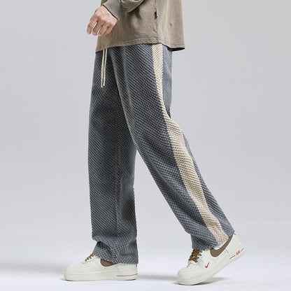 Pantalon décontracté à rayures confortable