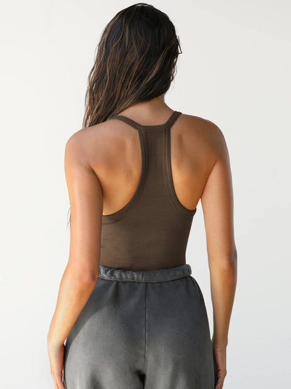 Top Femme Élégant Décolleté Profond