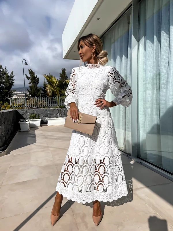 Robe de Soirée Femme Élégante avec Fermeture Éclair Dos - PanierRoyale
