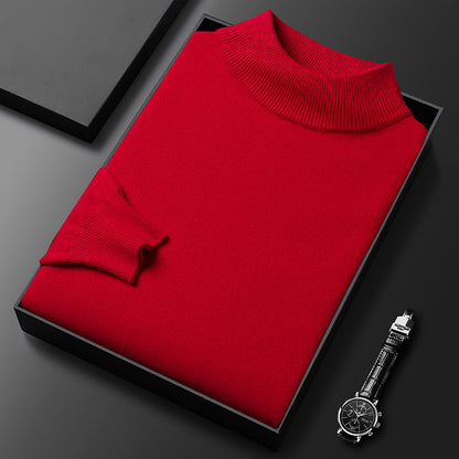 Pull Homme Hiver Chaud et Confortable Col Montant