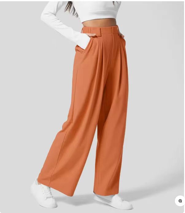 Pantalon Large Évasé Haut de Gamme Classique